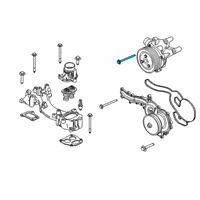 OEM 2011 Mercury Grand Marquis Auxiliary Pump Bolt Diagram - -W705738-S309