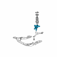 OEM Ford Taurus Knuckle Diagram - 3F1Z-3K185-AA