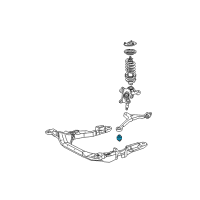 OEM 2000 Ford Taurus Lower Control Arm Diagram - F8DZ-3079-AB