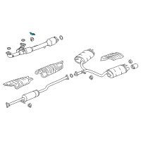 OEM Acura TLX Bracket, Exhaust Mounting Diagram - 18282-T2A-A00