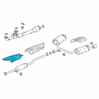 OEM 2016 Acura TLX Plate, Front Diagram - 74601-T2F-A00