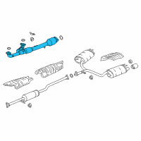 OEM 2017 Honda Accord Converter Diagram - 18150-5G0-A61