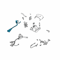 OEM 1996 Pontiac Grand Prix Switch, Ignition (Includes Key Alarm Switch) Diagram - 26068745