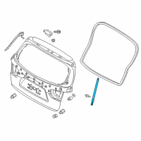 OEM 2018 Kia Sorento Lifter Assembly-Tail Gate Diagram - 81771C6000