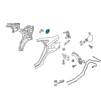 OEM Hyundai Accent Housing Assembly-Fuel Filler Diagram - 71531-1R500