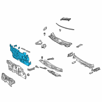 OEM Toyota Prius Insulator Diagram - 55210-47080