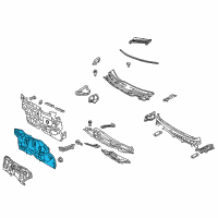 OEM 2011 Toyota Prius Dash Panel Diagram - 55101-12B60