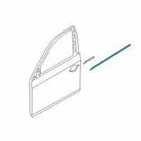 OEM 2016 BMW 535i GT Channel Cover, Long, Outer Right Diagram - 51-33-7-196-340