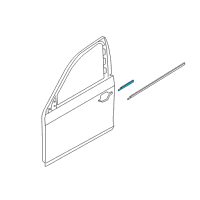 OEM 2013 BMW 535i GT Channel Cover, Short, Outer Right Diagram - 51-33-7-196-336