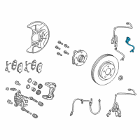 OEM 2018 Lexus NX300 Sensor, Speed W/SUSPENSION Diagram - 89542-78020