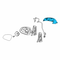 OEM 2015 Buick Verano Mirror Cover Diagram - 22834441