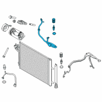 OEM 2014 Ford Transit Connect AC Line Diagram - DV6Z-19D742-A