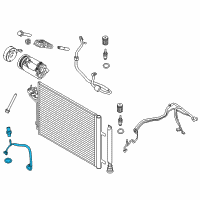 OEM 2015 Ford Transit Connect AC Tube Diagram - DV6Z-19972-C