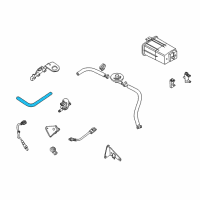 OEM 2009 Nissan Titan Hose-EVAP Control Diagram - 14912-ZE02A