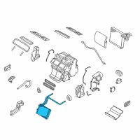 OEM 2008 Infiniti FX45 Core Assy-Front Heater Diagram - 27140-AM610