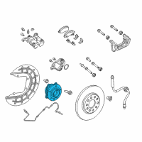 OEM 2015 Jeep Renegade Wheel Hub And Bearing Diagram - 68246620AA