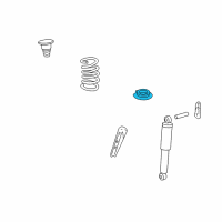 OEM 2010 Chevrolet Traverse Lower Insulator Diagram - 10369210