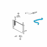 OEM 2006 Toyota Prius Lower Hose Diagram - 16571-21080