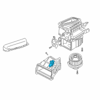 OEM 2004 Chrysler Sebring Resistor-Blower Motor Diagram - MR398371