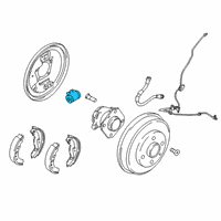 OEM Scion iA Wheel Cylinder Diagram - 47550-WB001