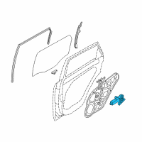 OEM 2013 Kia Sorento Motor Assembly-Rear Door Power Diagram - 834501U000