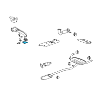 OEM 2010 Cadillac SRX Gasket-Exhaust Pipe Diagram - 55355416