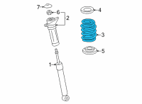 OEM 2022 Lexus NX350h SPRING, COIL, RR Diagram - 48231-78220