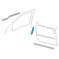 OEM 2003 Ford F-250 Super Duty Edge Guard Diagram - XC3Z-7820910-FA