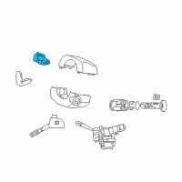 OEM 2000 Chrysler LHS Module-IMMOBILIZER Diagram - 4602273AD