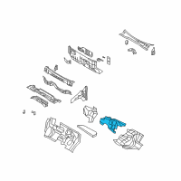 OEM Ram C/V SILENCER-Dash Panel Diagram - 5020643AB