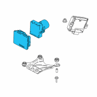 OEM 2020 BMW M5 Dsc Hydraulic Unit Diagram - 34-51-8-095-345