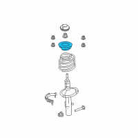 OEM 2010 Lincoln MKT Strut Mount Diagram - AA8Z-18183-A