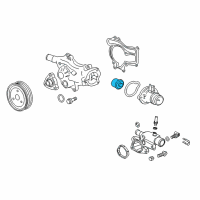 OEM 2015 Cadillac ELR Thermostat Diagram - 25200456