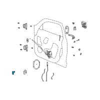 OEM 2005 Chrysler PT Cruiser Dr Check-Front Door Diagram - 4724830AC