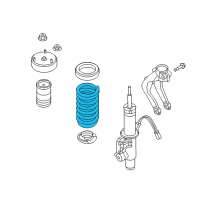 OEM BMW X6 Front Coil Spring Diagram - 31-33-6-862-236