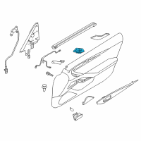 OEM Infiniti Q60 Switch Assy-Power Window, Main Diagram - 25401-5CA3A