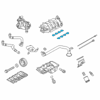 OEM 2018 Ford Mustang Manifold Gasket Diagram - JL3Z-9439-A