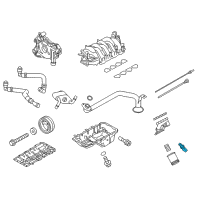 OEM Ford Maverick Oil Pressure Sending Unit Diagram - GN1Z-9D290-D