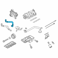 OEM 2018 Ford Mustang Water Inlet Diagram - FR3Z-6B850-A