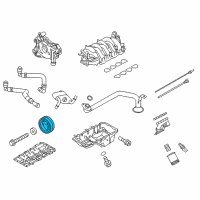 OEM 2018 Ford Mustang Vibration Damper Diagram - KR3Z-6312-B