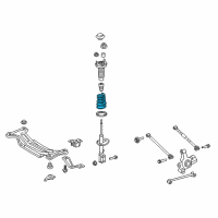 OEM 2014 Toyota Camry Coil Spring Diagram - 48231-06550