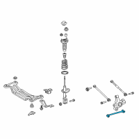 OEM 2015 Toyota Camry Strut Rod Diagram - 487A0-06011