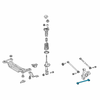 OEM Toyota Camry Strut Rod Diagram - 487A0-06011