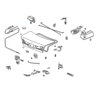 OEM 2001 Honda Accord Bulb (T10 3Cp) Diagram - 34261-S84-A00