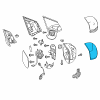 OEM 2014 Honda CR-V Cap, Driver Side Skull (New Mountain Air Metallic) Diagram - 76251-T0A-A11ZU