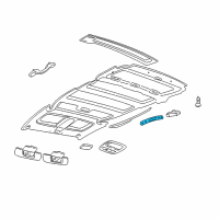 OEM 1999 Chevrolet Venture Lamp Asm-Reading *Light Opel Gray Diagram - 10271235