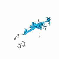 OEM 2003 Hyundai Santa Fe Column & Shaft Assembly-Steering Diagram - 56310-26100