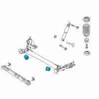 OEM 2015 Hyundai Accent Bush-Trail Arm Diagram - 55160-1R000