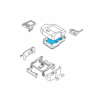 OEM 2009 Nissan Quest Heater Unit-Front Seat Cushion Diagram - 87335-ZM00A