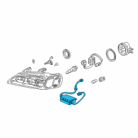 OEM Acura TL Inverter, Hid System Diagram - 33144-S0K-A01